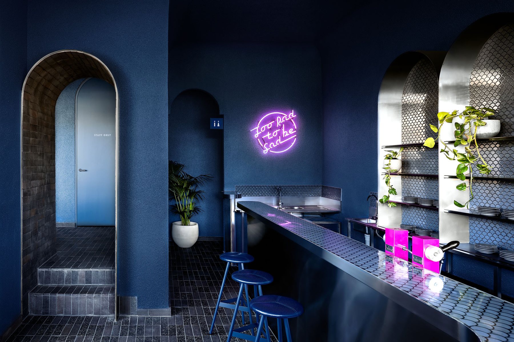 A Vantage Design Labs interior — moody, layered, and intentional